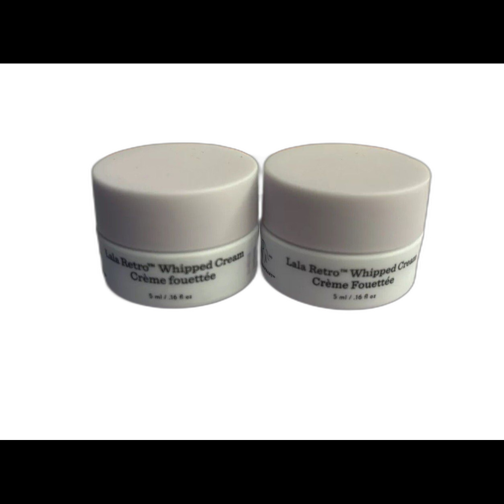 2 Drunk Elephant Lala Retro Whipped Cream .16 oz Sample Size .16oz Each NWOB